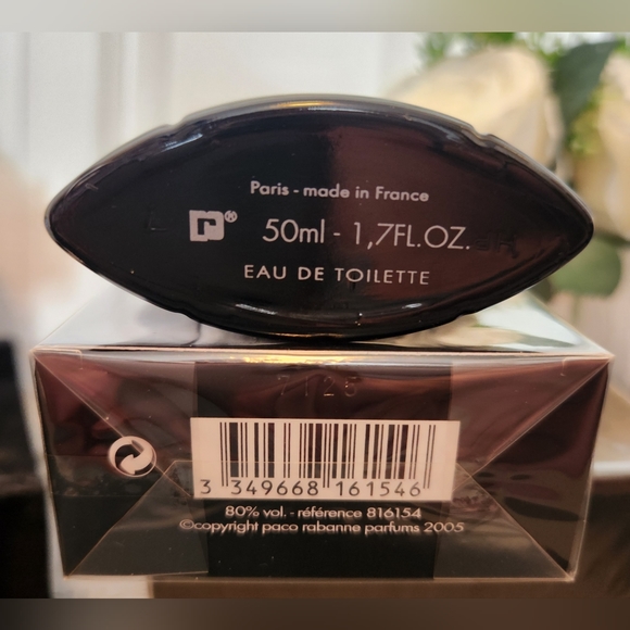 Black XS EDT for Men by Paco Rabanne with Bonus Silvertone Chain & Pendant/Ring - Picture 12 of 16